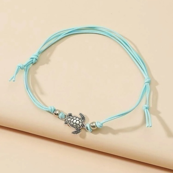 Turtle String Anklet Adjustable - Picture 6 of 6